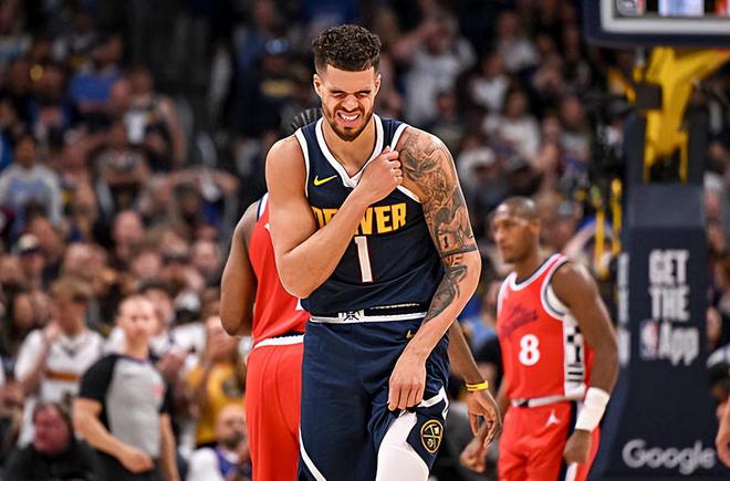 NBA 季后赛快船胜掘金追平总比分 小迈克尔 - 波特表现欠佳