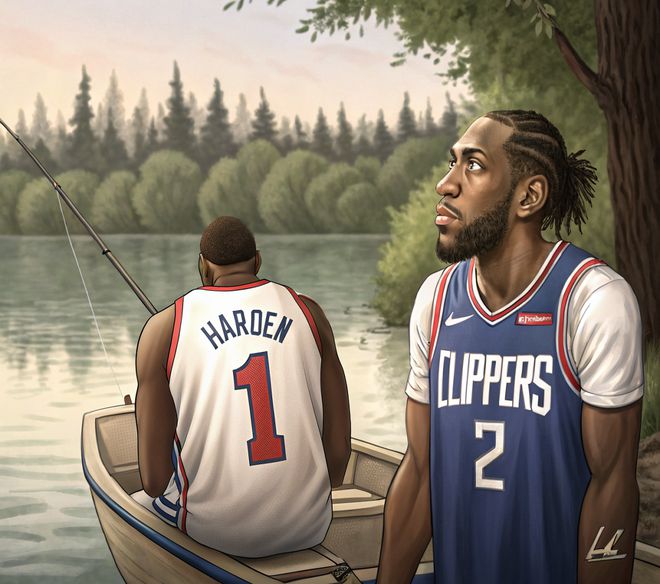 NBA季后赛西部首轮G7：快船负掘金，哈登关键战软脚再成笑谈