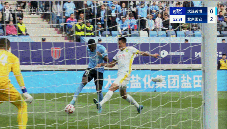 5月5日中超第11轮大连英博0-2负北京国安，国安展现争冠实力