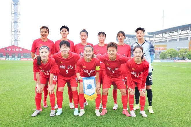 5月5日下午第15届全运会足球成年女足组预赛湖北女足获胜
