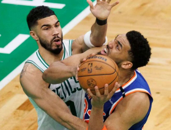 5月6日NBA季后赛东部半决赛G1：尼克斯逆转绿凯，步行者客场取胜