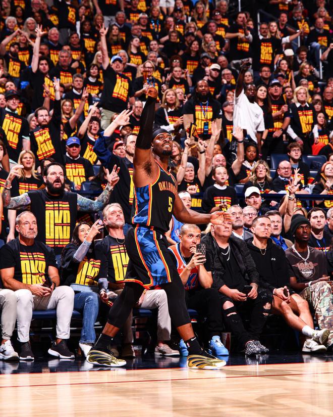5月6日NBA季后赛西部半决赛：掘金客场险胜雷霆，首战1-0领先