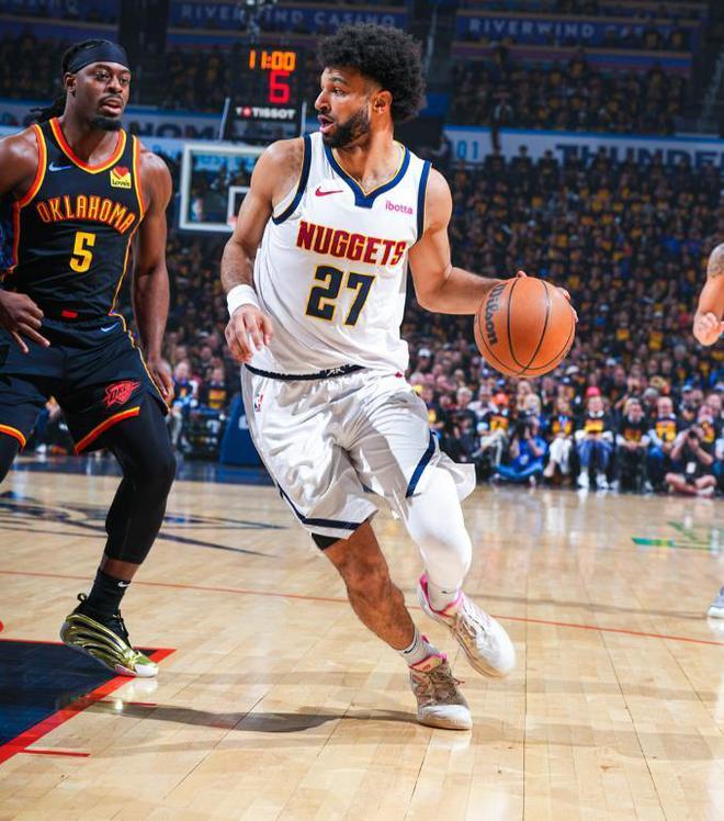 5月6日NBA季后赛西部半决赛：掘金客场险胜雷霆，首战1-0领先