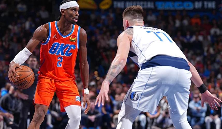 NBA 季后赛西部半决赛第 1 回合：掘金险胜雷霆，雷霆铁血防守