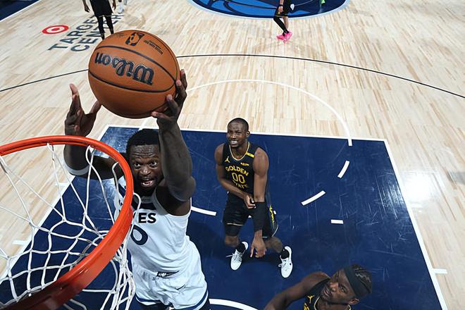 NBA西部半决赛G1：勇士以下克上，森林狼兰德尔大幅下滑