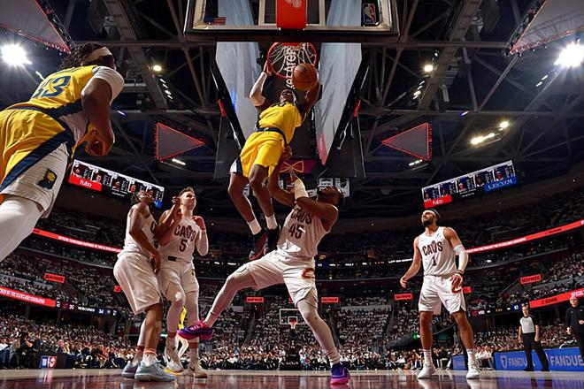 NBA 季后赛步行者胜骑士 2-0 领先，马瑟林表现亮眼