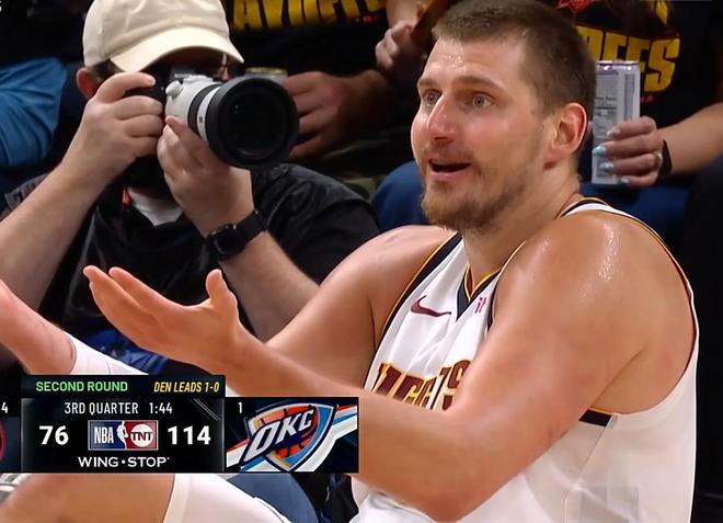 5月8日NBA季后赛西部半决赛雷霆与掘金第2场比赛战况