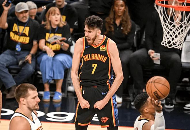 5月8日NBA2024-25季后赛次轮西部焦点之战：雷霆迎掘金再战