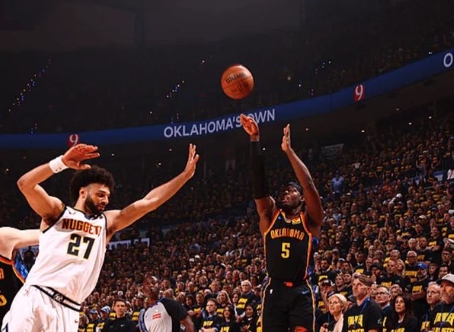 5月8日NBA2024-25季后赛次轮西部焦点之战：雷霆迎掘金再战
