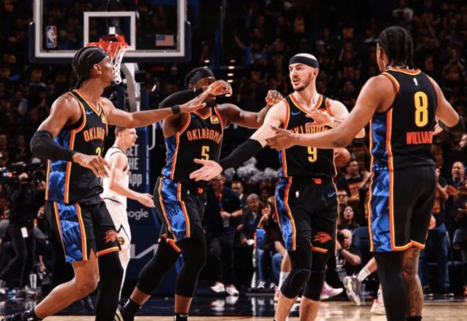 5月8日NBA2024-25季后赛次轮西部焦点之战：雷霆迎掘金再战
