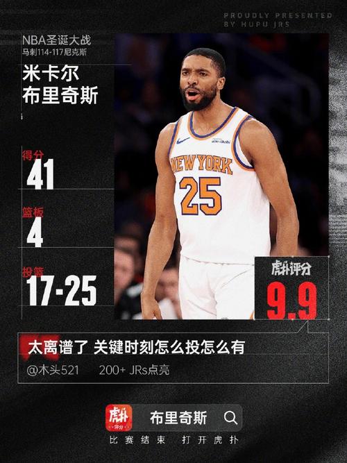 尼克斯季后赛逆袭打脸，米卡尔·布里奇斯常规赛数据下滑原因揭秘