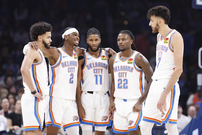 盘点NBA季后赛分差榜前列比赛，雷霆成首支单次季后赛两胜40+球队