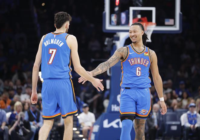 盘点NBA季后赛分差榜前列比赛，雷霆成首支单次季后赛两胜40+球队