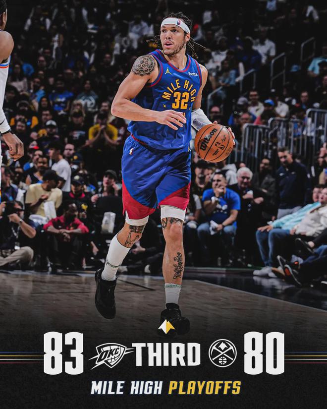 5月10日NBA季后赛西部半决赛G3：掘金主场复仇之战，小波特穆雷等表现几何